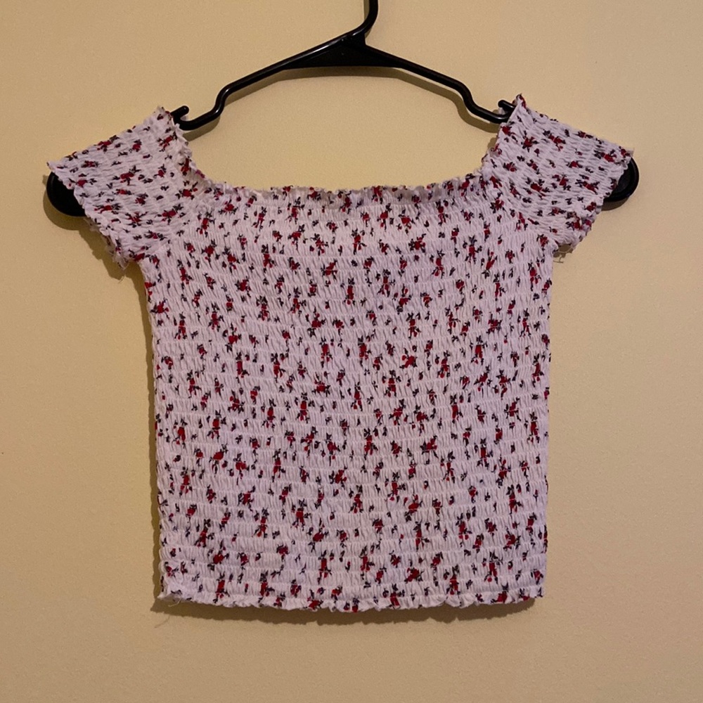 Off the Shoulder Rose Top